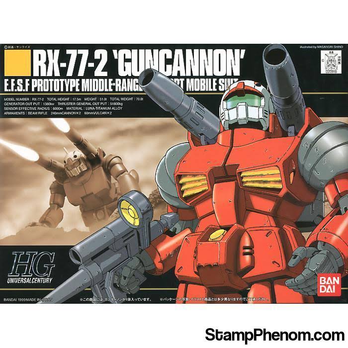 Gundam RX-77-2 Guncannon HGUC 1/144 Scale