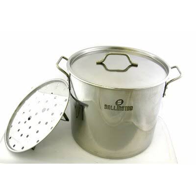 Prime Pacific Prime Pecific Stock Pot with Lid Capacity: 32 BA76-32