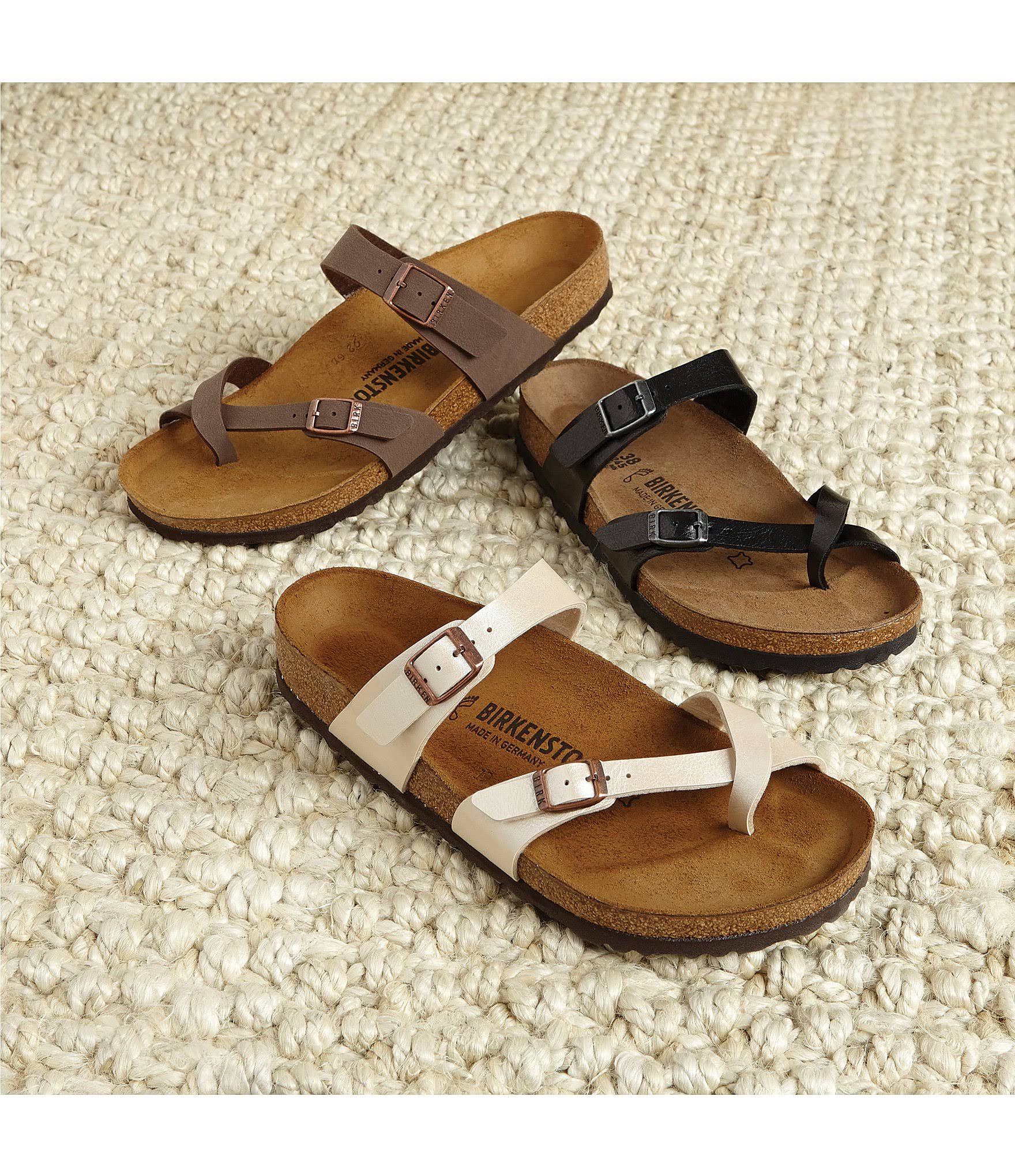 Women's Birkenstock Mayari Birko Flor, Size: 38 R, Red