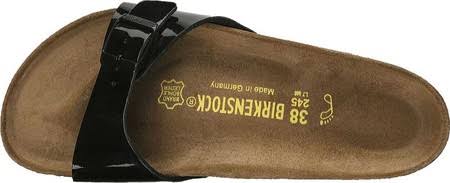 Birkenstock Madrid Birko-Flor Sandals Black Patent