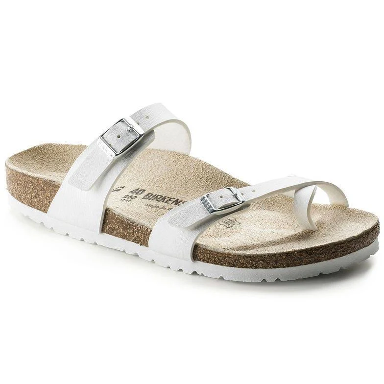 Birkenstock Mayari Birko-Flor White Sandals