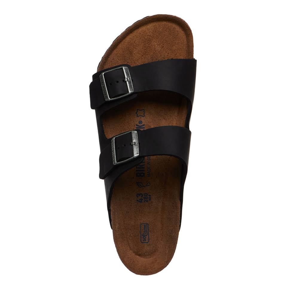 Birkenstock Arizona Softbed Oiled Leather Black
