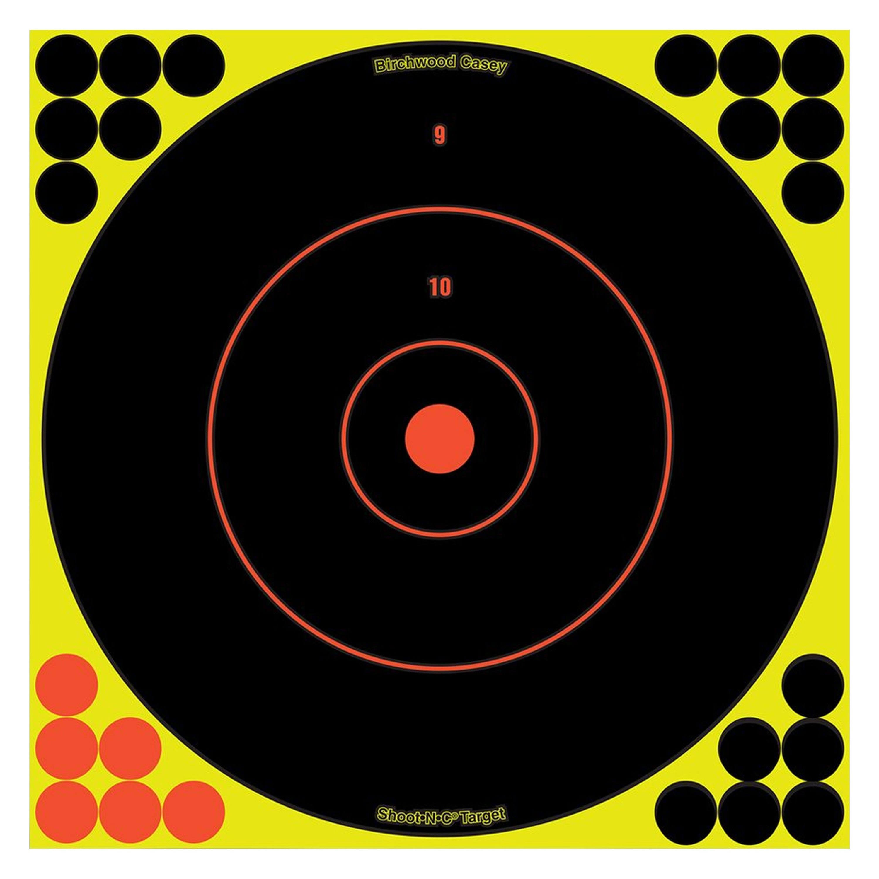 Birchwood Casey 34050 Shoot-N-C 12in Round Bullseye-50 Targets