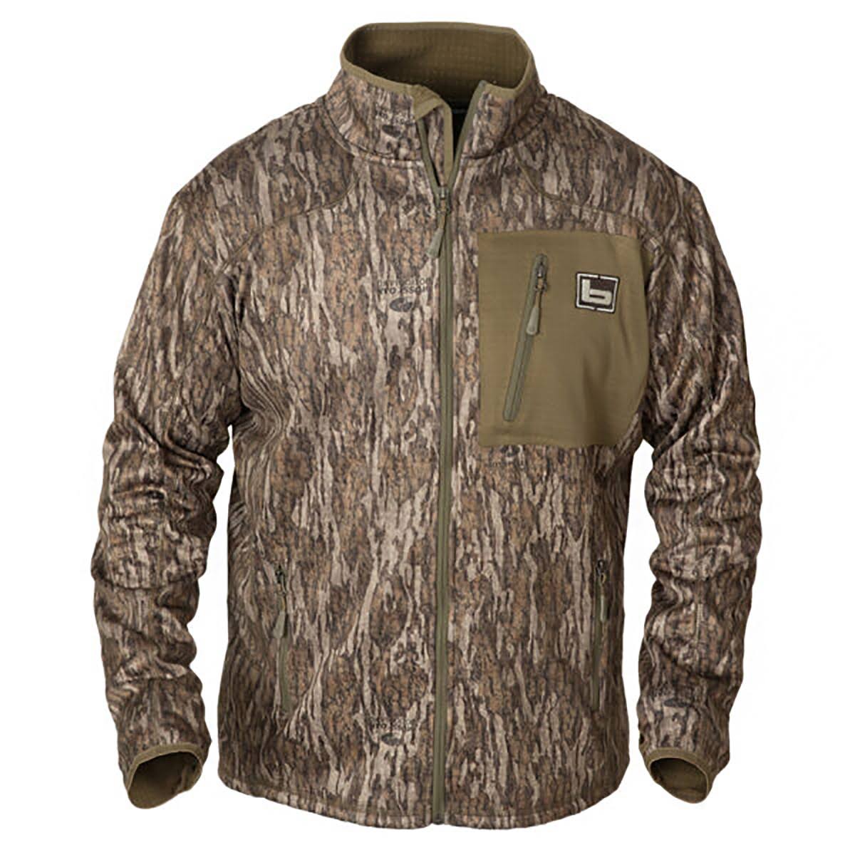 Banded Full Zip Mid Layer Fleece Jacket Bottomland / 2XL