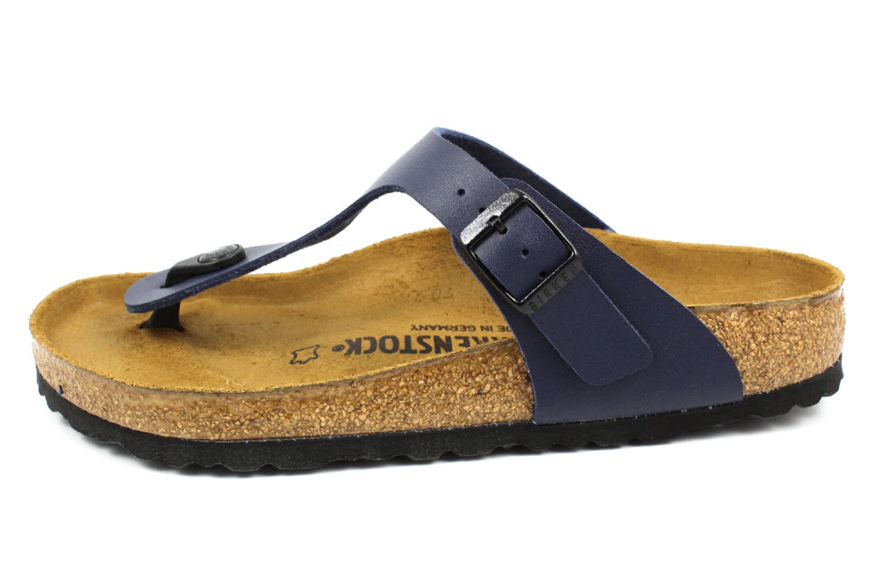 Birkenstock Thong Sandal Gizeh Blue Birko-Flor 35 EU / Regular