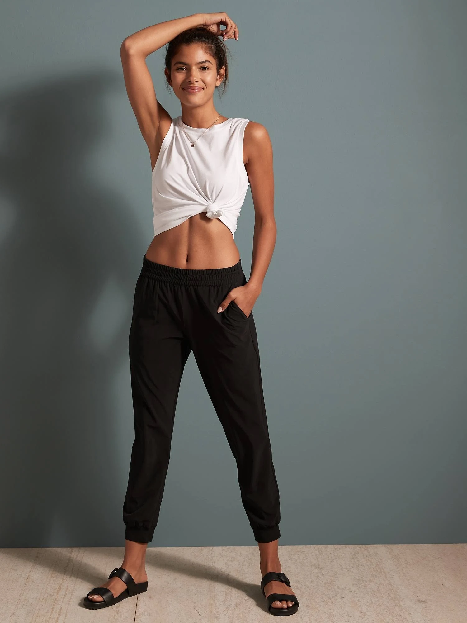 Banana Republic Women's Flyweight Jogger Black Size XL