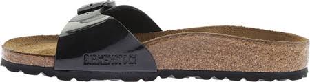 Birkenstock Madrid Birko-Flor Sandals Black Patent