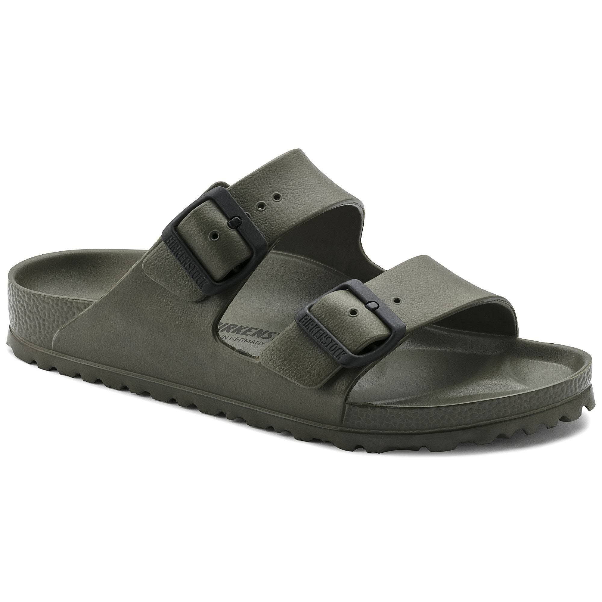 Birkenstock Arizona Eva Sandals (Narrow) - Khaki Green