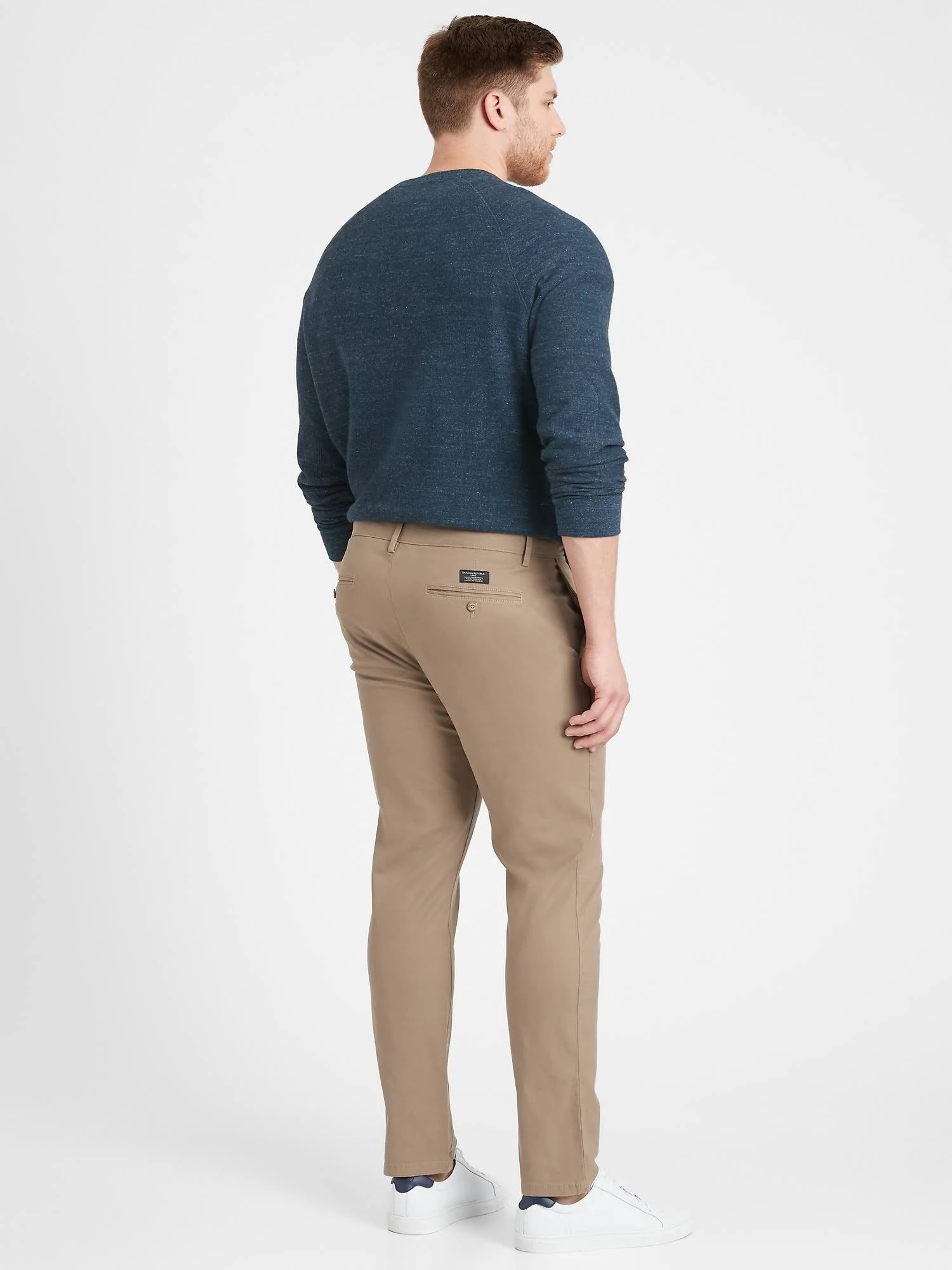 Banana Republic Men's Fulton Skinny Stretch Chino Pant Acorn Size 44W 34L