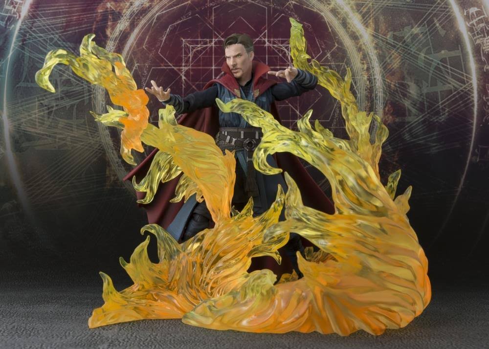 Doctor Strange S.H. Figuarts Action Figure Doctor Strange & Burning Flame Set 15 cm