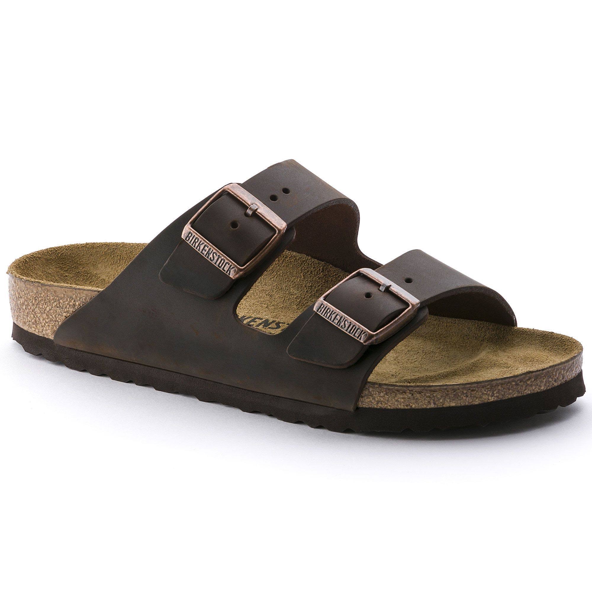 Birkenstock Arizona (45 Habana Oiled Leather)