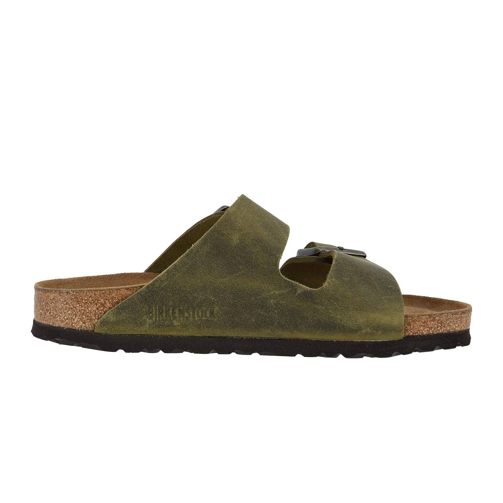 Birkenstock Arizona Soft Footbed (46 Jade Oiled Leather)