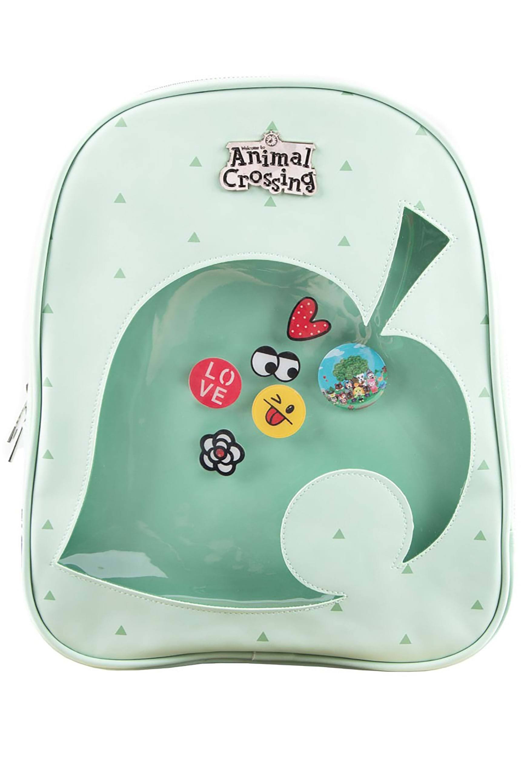 Nintendo: Women's Animal Crossing Leaf ITA Mini Backpack | Adult | Womens | Green | One-Size | Bioworld Merchandising / Independ
