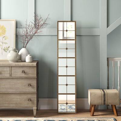 Birch Lane Heritage Rhonda Modern & Contemporary Full Length Mirror Finish: Antique Gold