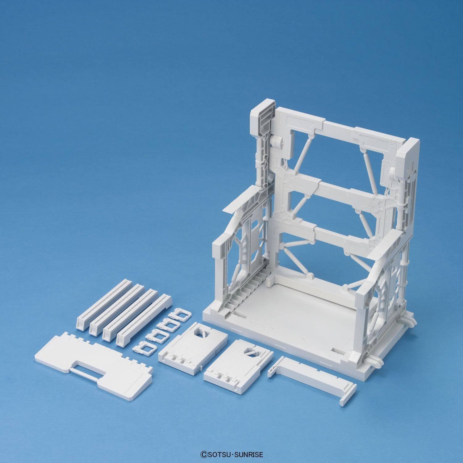 Bandai Builders Parts 1/144 System Base 001 White Model Kit