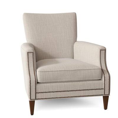 Carlitos 32x22 Wide Down Cushion Armchair Body Fabric: Conversation Ivory