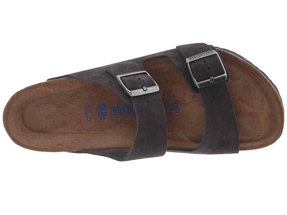 Birkenstock Arizona Soft Footbed - Suede Velvet Grey / 44 / Narrow