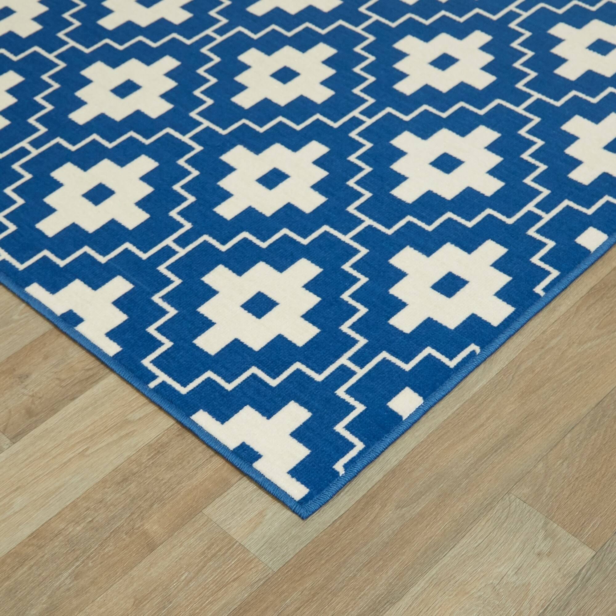 BALTA Gregory Pink 5 ft. x 7 ft. Geometric Trellis Area Rug