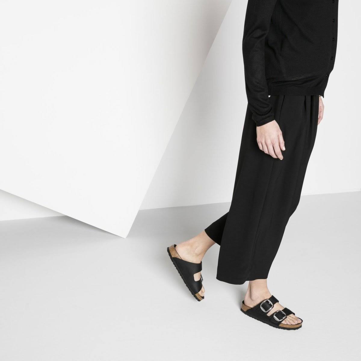 Birkenstock Women's Arizona Big Buckle Oiled Leather Black