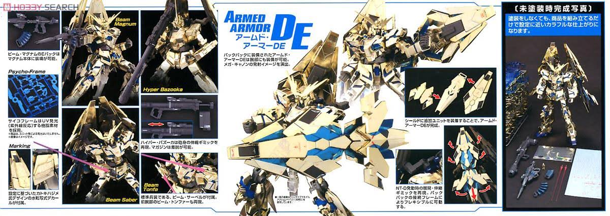 Bandai MG 1/100 Unicorn Gundam 03 Phenex Model Kit