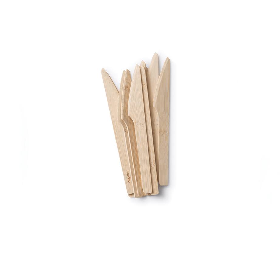 Bambu Veneerware Organic Bamboo Knives, 6.5x22 - 250 count