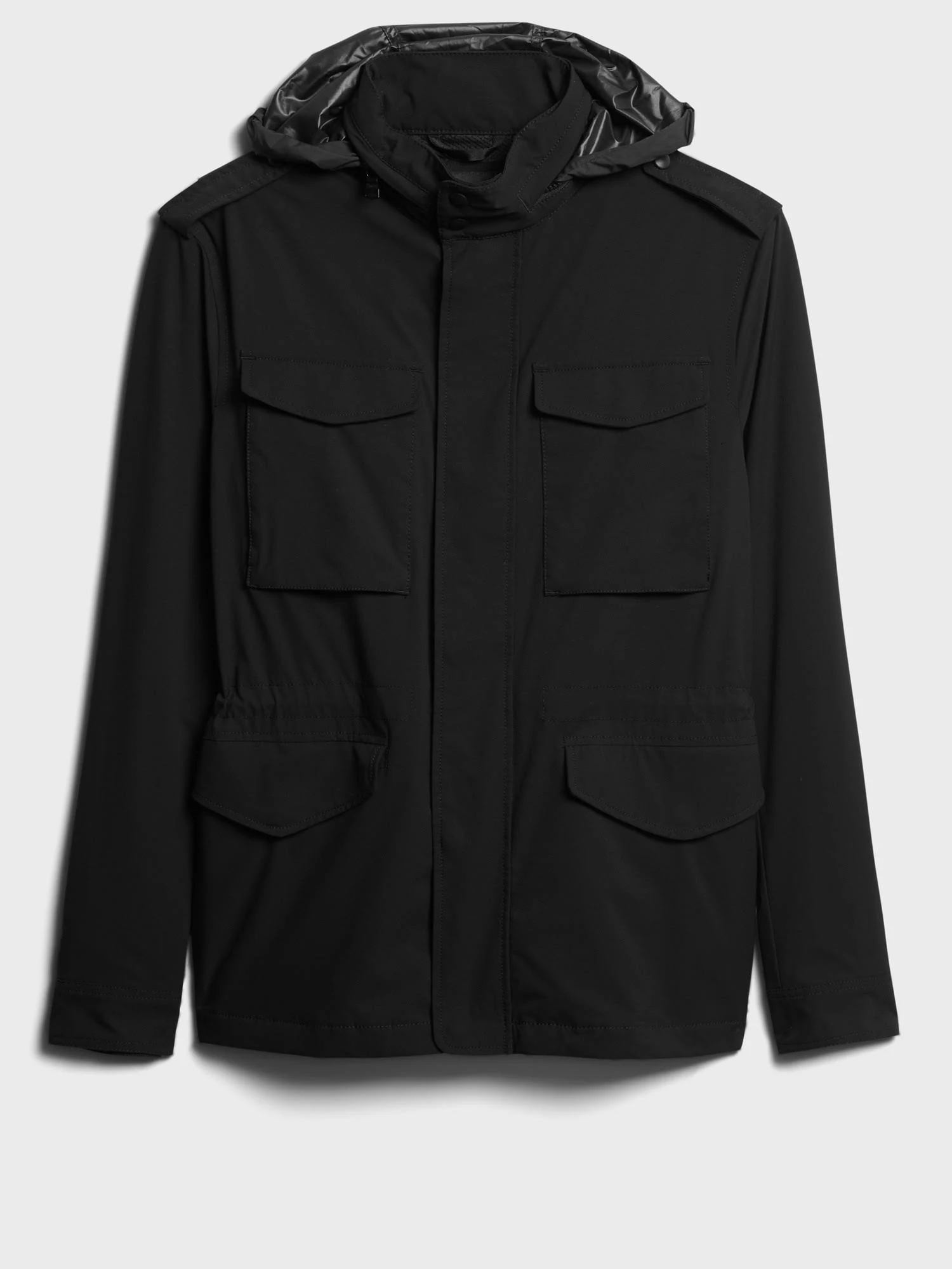 Banana Republic Men's Motion Tech Field Jacket Black Tall Size L