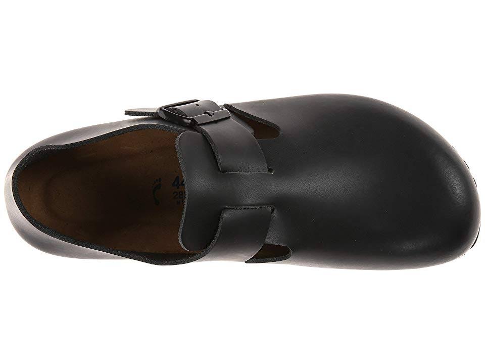 Birkenstock London Soft Footbed, Hunter Black Leather Size: 36 N