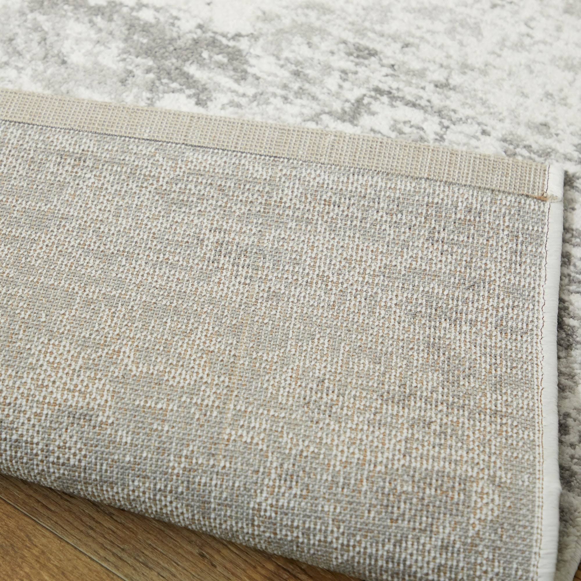 Baird Distressed Oriental Area Rug - 2& x 7& Runner - Black