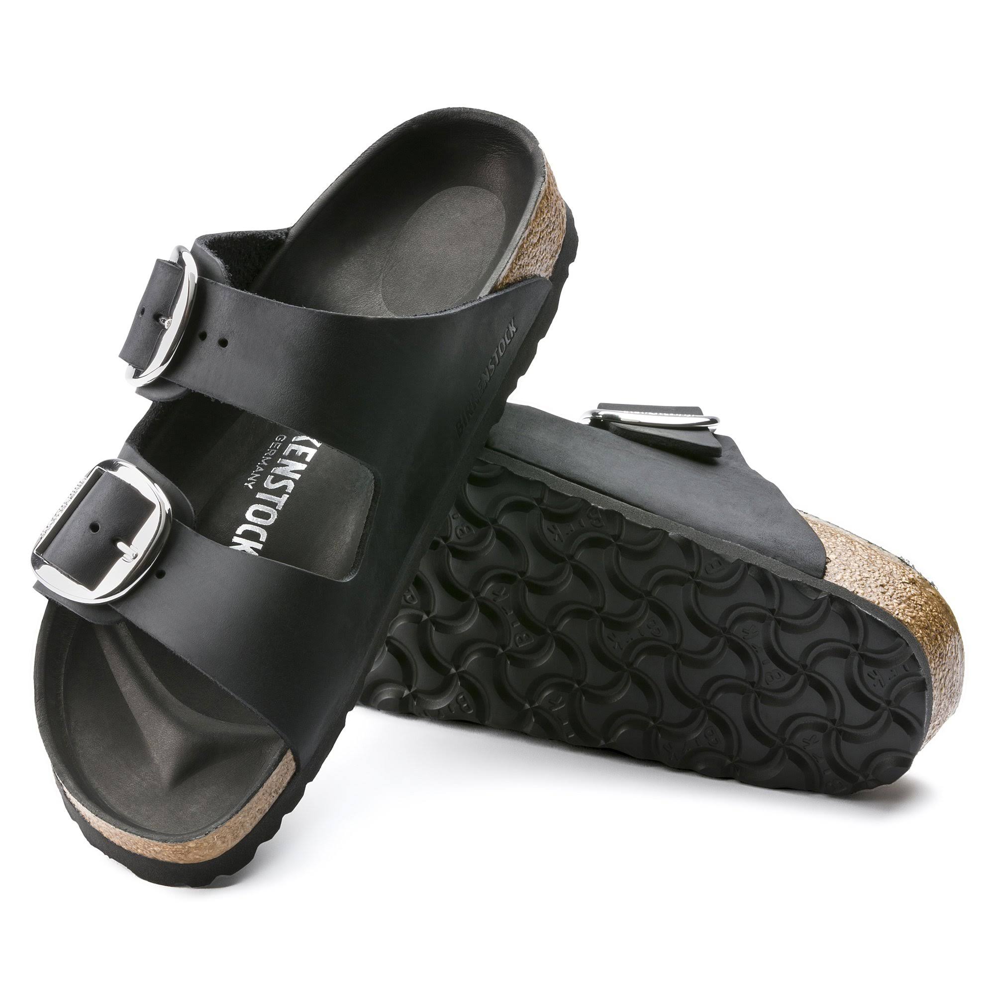 Birkenstock Women's Arizona Big Buckle Oiled Leather Black