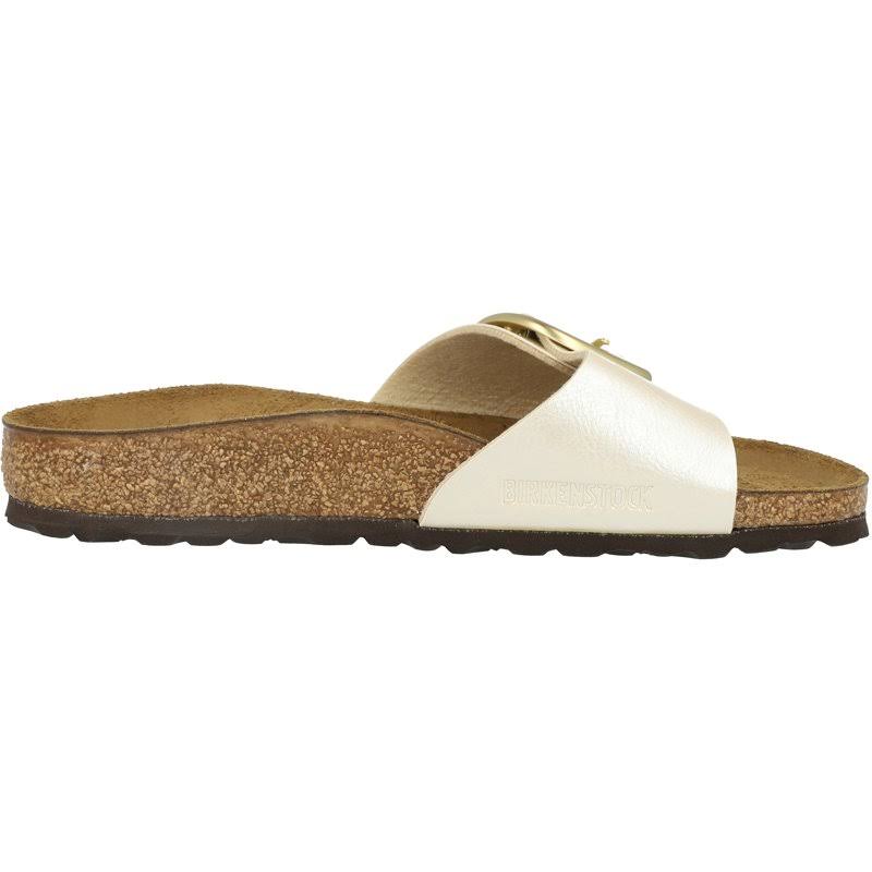 Birkenstock Madrid Big Buckle Birko-Flor Graceful Pearl White 40 EU