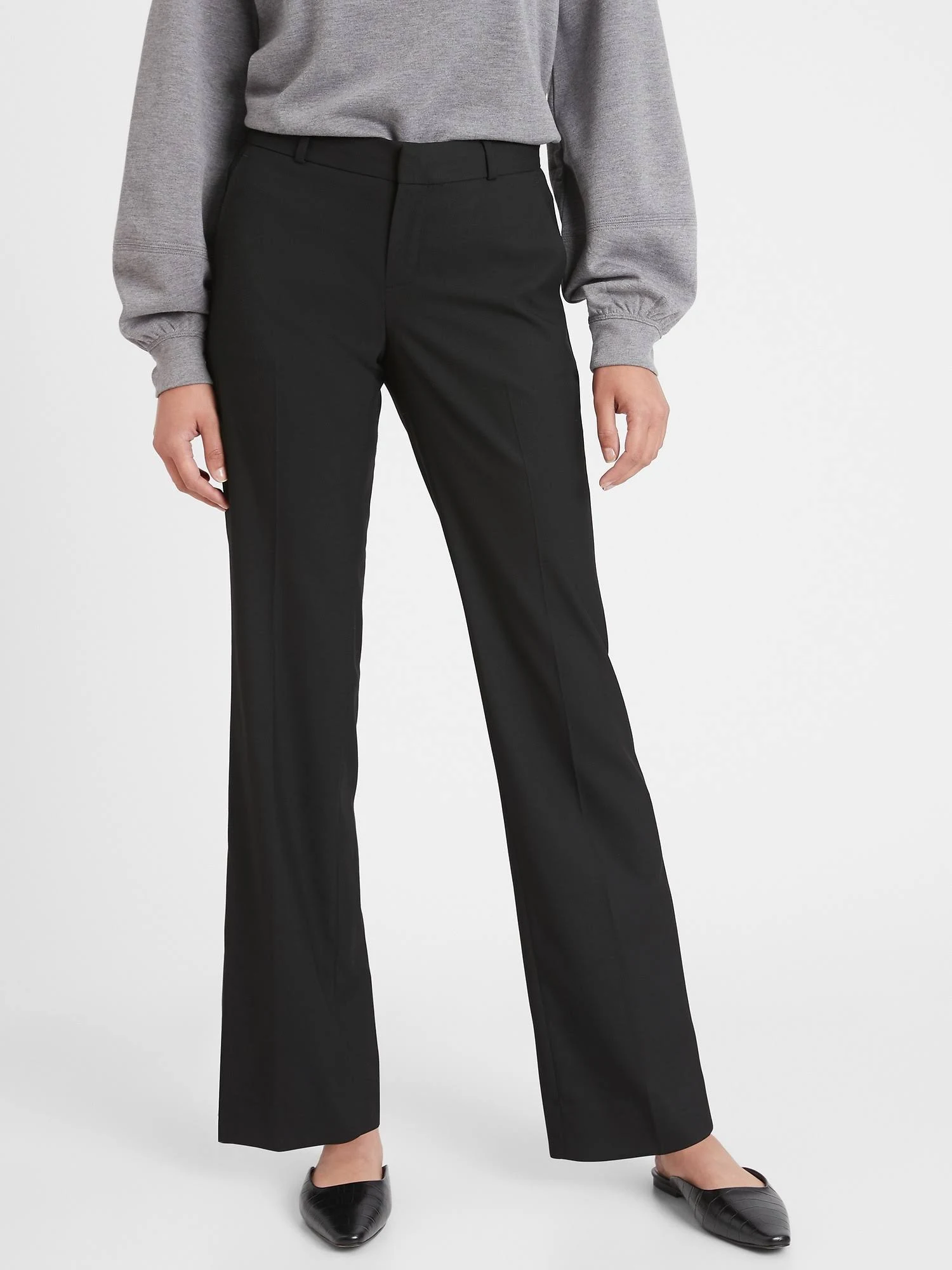 Women's Washable Logan Classic Black Tailored Trouser Black