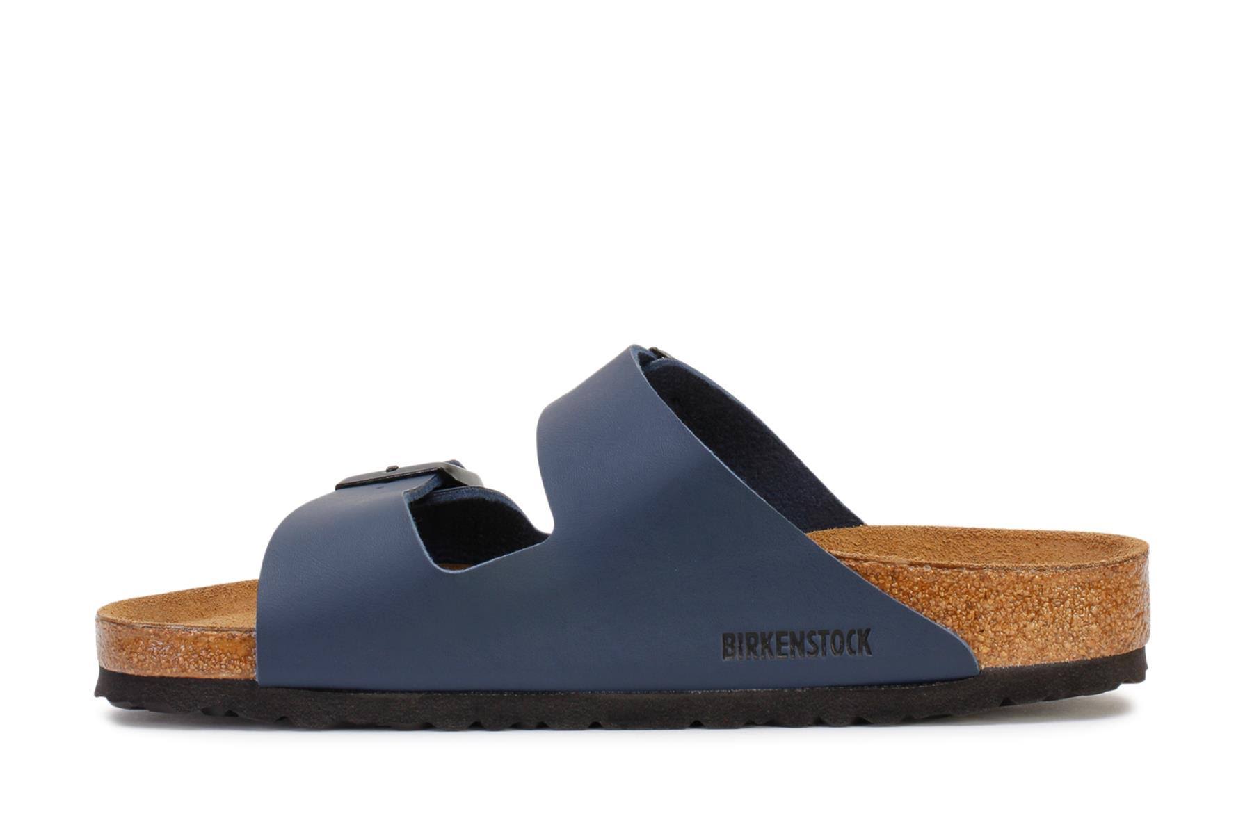Birkenstock Arizona Soft Footbed - Birko-Flor Blue / 45 / Regular