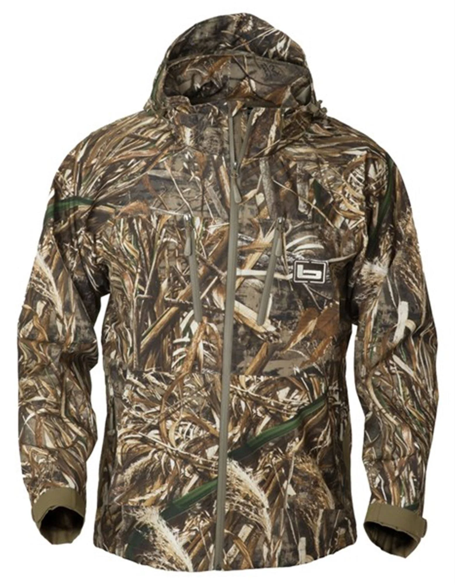 Banded Feather Stretch Shell Jacket, Max 5-Medium