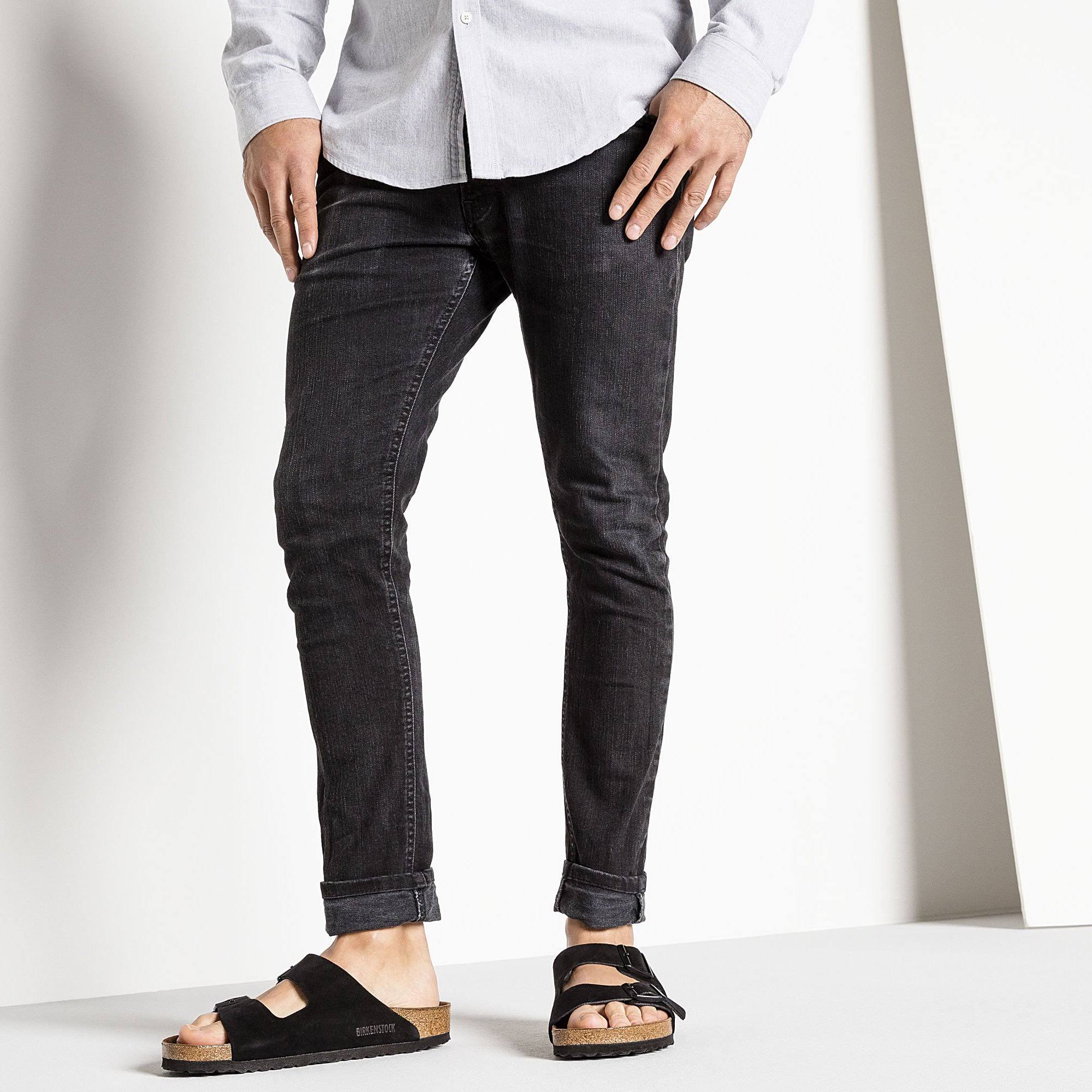 Birkenstock Arizona Soft Footbed (Black Suede)