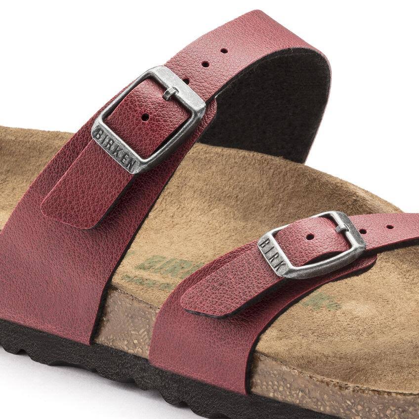 Birkenstock Women's Mayari Bordeaux Vegan Birko-Flor