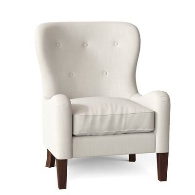 Birch Lane Gilliam 32x22 Wide Tufted Down Cushion Armchair Body Fabric: Conversation Pearl
