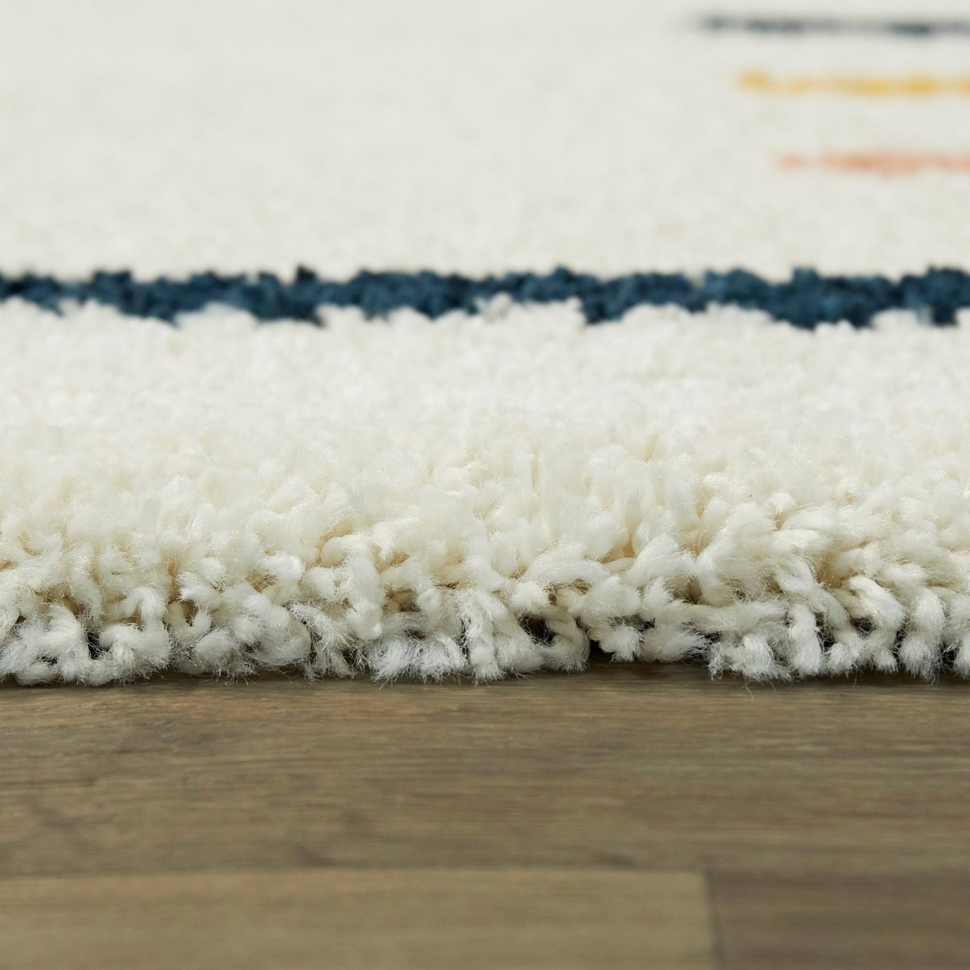 BALTA Chase Cream 8 ft. x 10 ft. Contemporary Shag Area Rug, Ivory