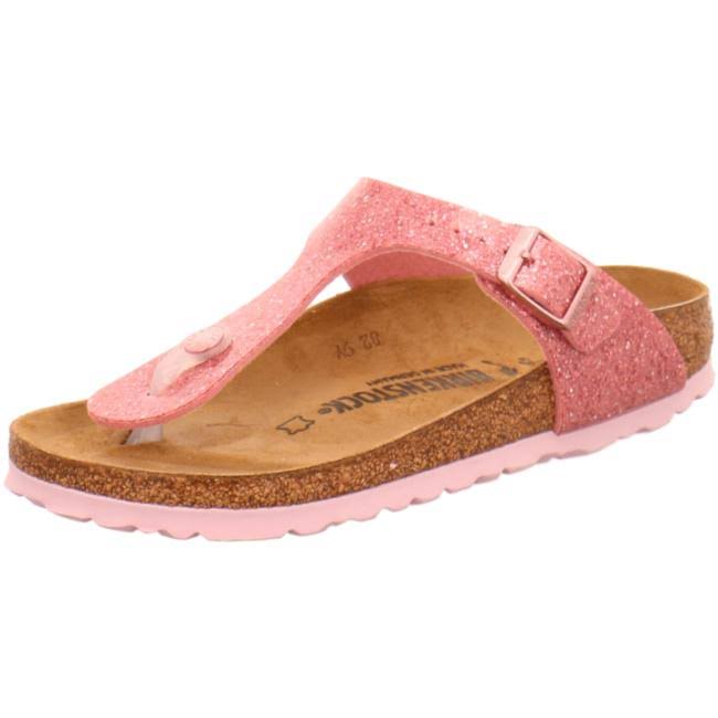 Birkenstock Gizeh Kids Cosmic Sparkle Old Rose Glitter Sandals Slides Thongs Slippers Narrow Old Rose / EU 38 / Narrow