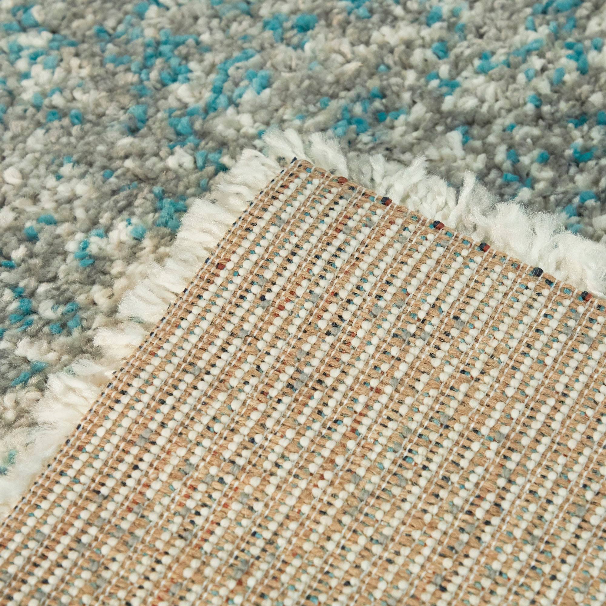 BALTA Patterson Blue 5 ft. x 7 ft. Gradient Shag Area Rug