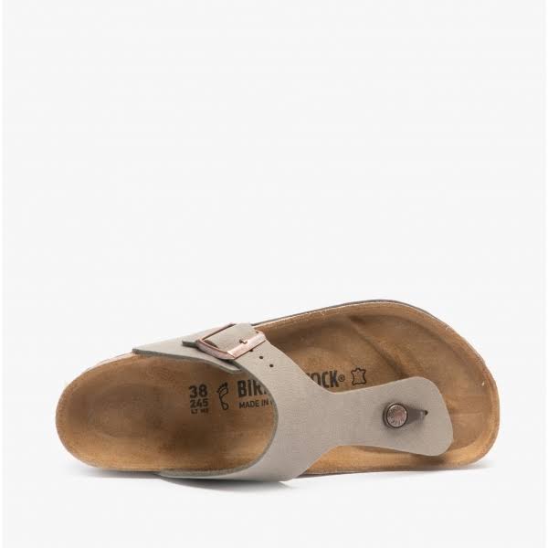 Birkenstock Ramses Birko-Flor Nubuck Stone Thong Sandals