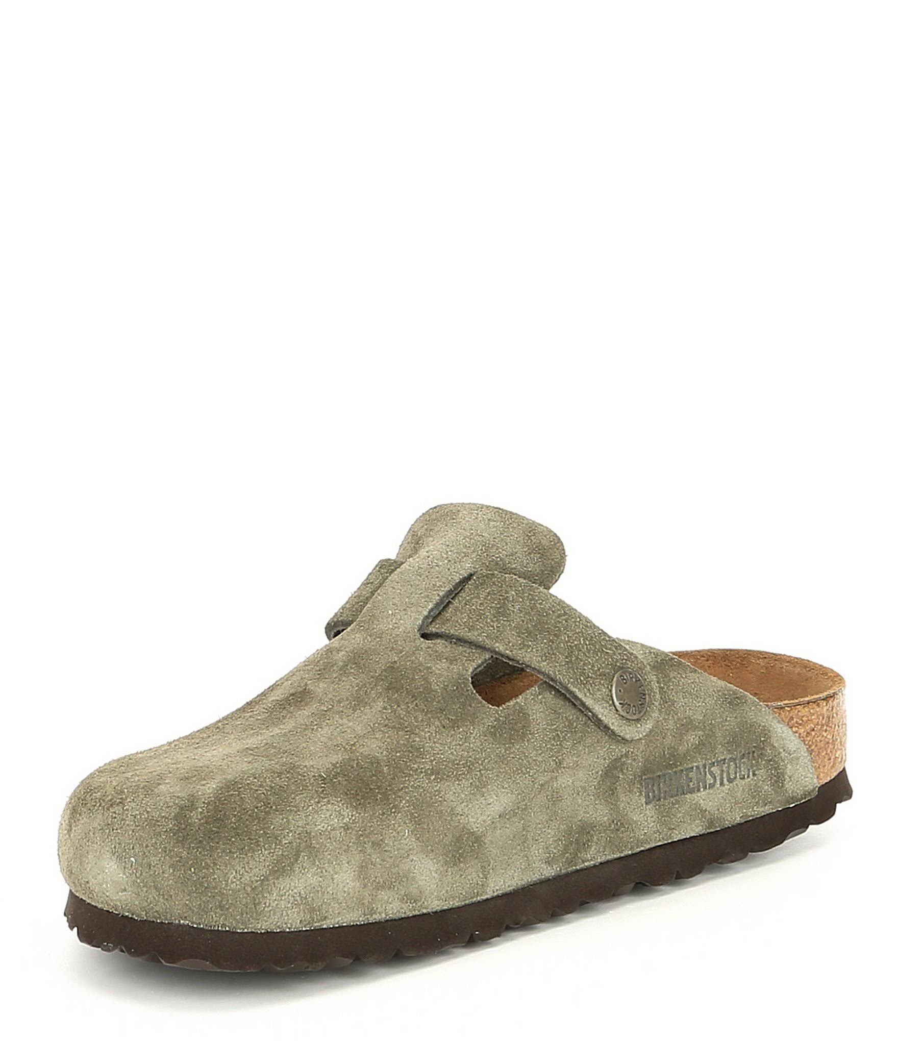 Birkenstock Boston Mocha Suede Soft Footbed 38 N