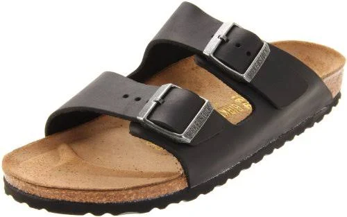 Birkenstock Arizona (40 Narrow Black Oiled Leather)
