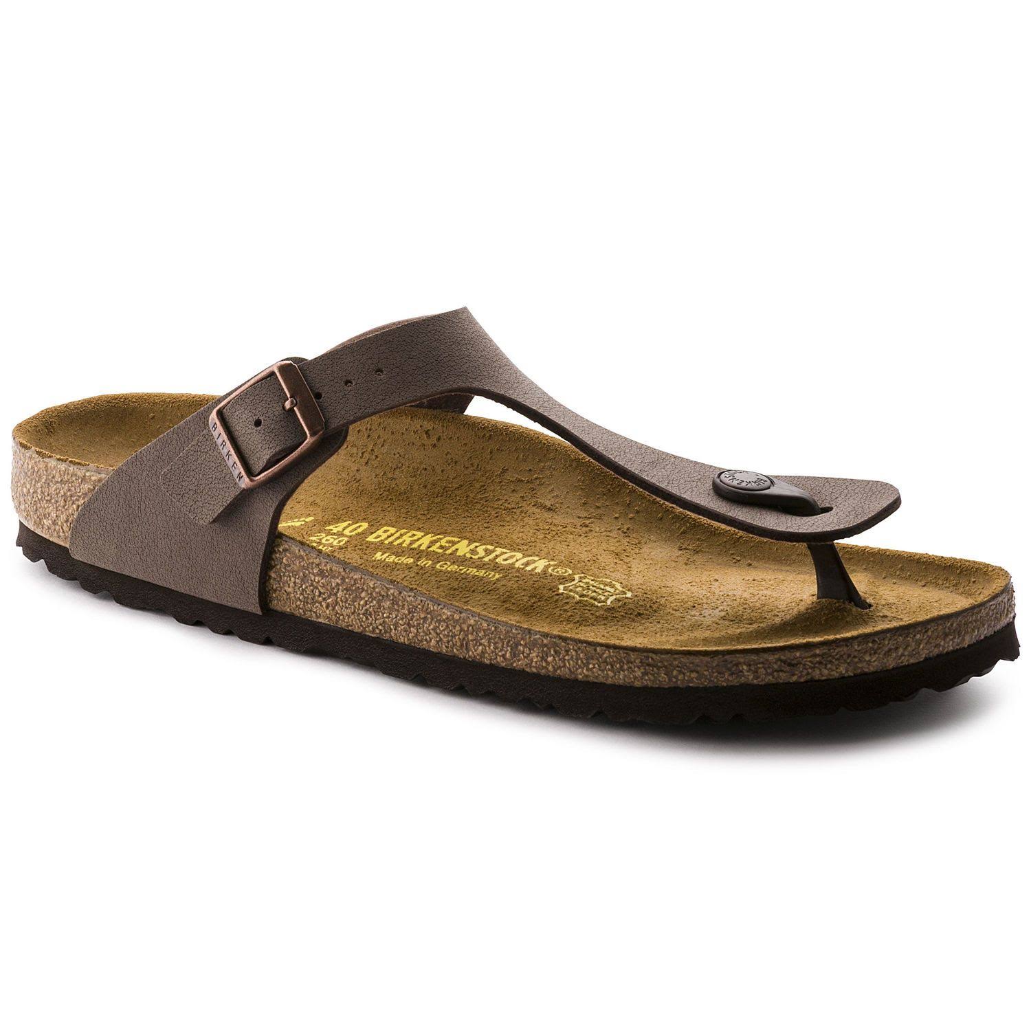 Birkenstock Gizeh Mocha Birko-Flor Nubuck R