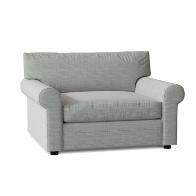 Newton 49x22 Wide Armchair Birch Lane Body Fabric: Conversation Capri