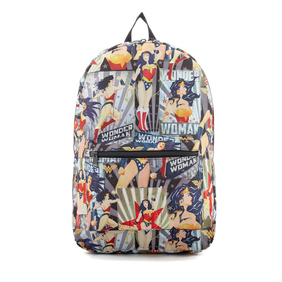 DC Comics Wonder Woman All Over Print Backpack