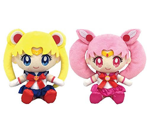 Nuimas Plush Toy Pair Set Sailor Moon and Sailor Chibi Moon