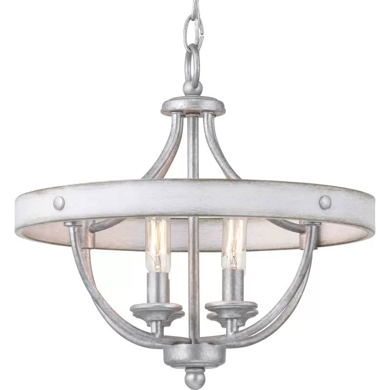 Kowalski 4 - Light 15.25&& Chandelier Style Geometric Semi Flush Mount