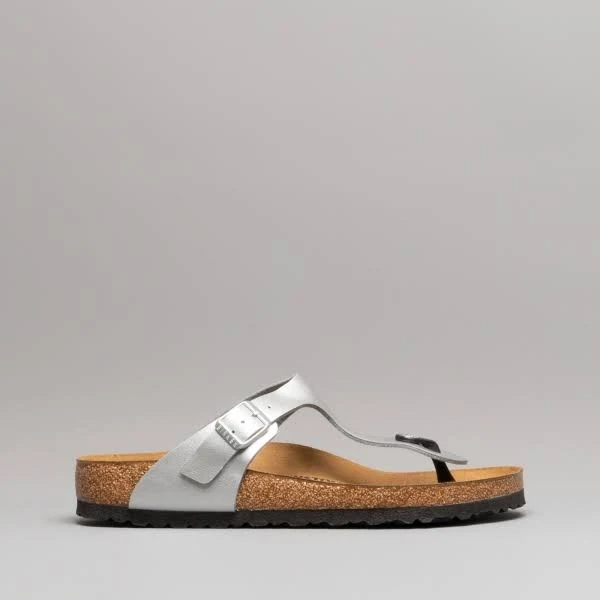 Birkenstock Gizeh Regular Fit - Silver 043851 Size: 43 EU