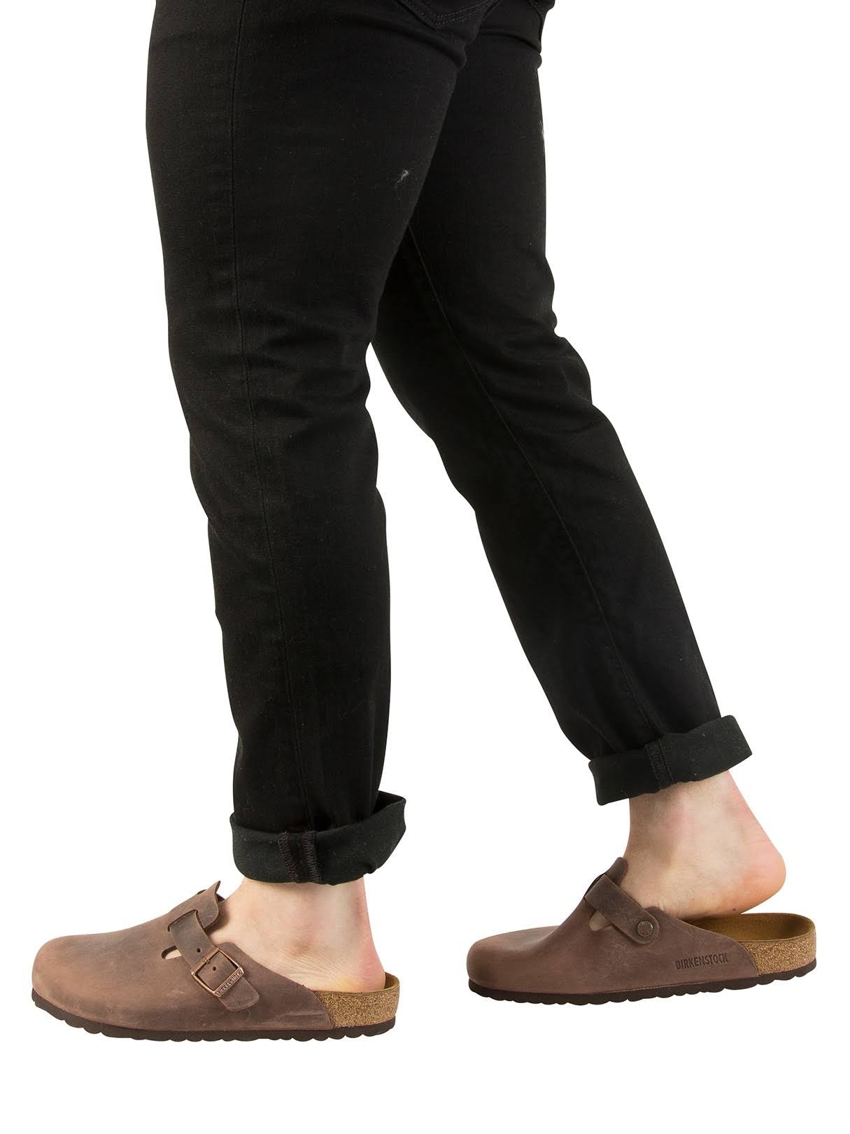 Birkenstock Boston Oiled Leather Clogs - Habana