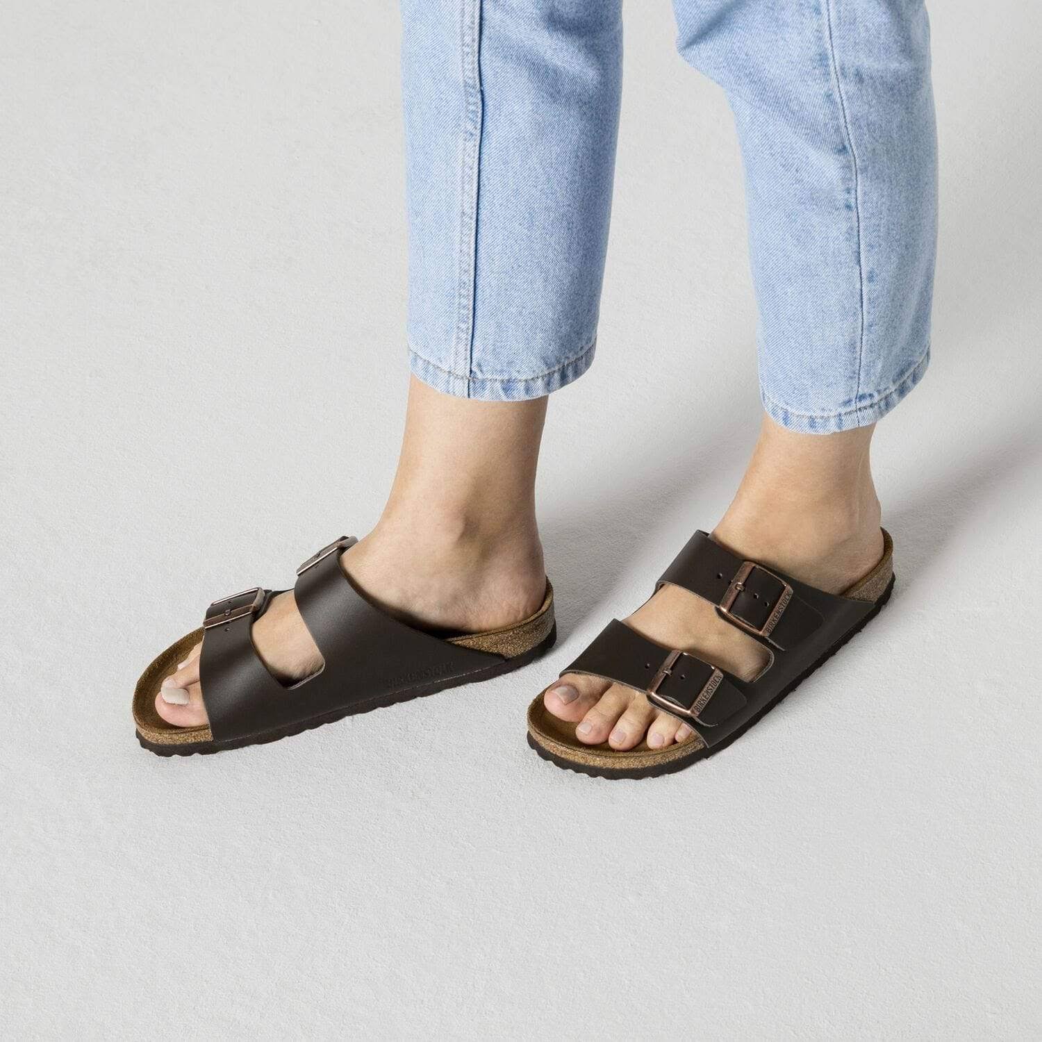 Birkenstock Arizona Birko-Flor Dark Brown